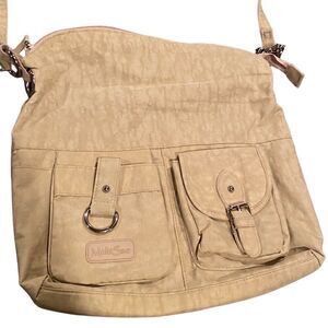 Multi Sac Tan Crossbody Purse